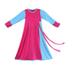Baju Muslim Anak Perempuan Jersey Pink Turkish