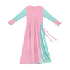 Baju Muslim Couple Gamis Ibu dan Anak Jersey - Mint Peach