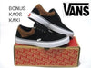 Sepatu Pria/Wanita Vans Authentic Casual/Sekolah Black