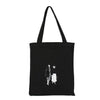 Women Shoulder Bag Canvas Handbag Totes Shopper Bag Women Shopping Bags Beach Bag white and black